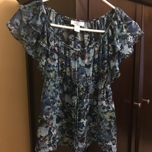 Ann Taylor LOFT floral blouse
